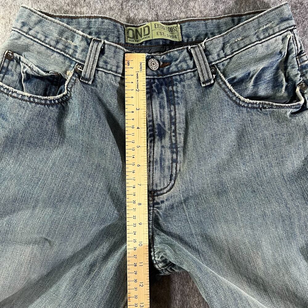 VTG 2006 Old Navy OND Extra Loose Baggy Jeans Mens 32x30 Light Wash Wide Leg Y2K - Picture 3 of 8